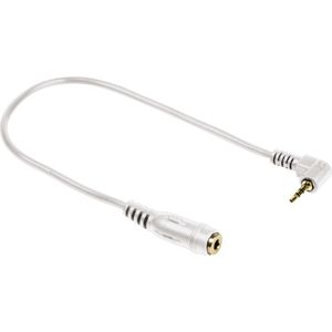Hama Jack Adapter, 2.5mm jack plug - 3.5mm jack socket, Stereo, wit
