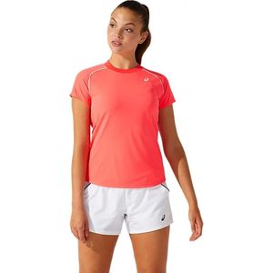 Asics Court Piping SS Shirt Sportshirt Vrouwen - Maat M