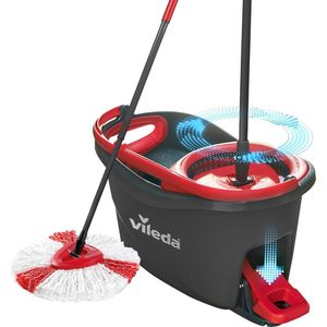 Dweil Set - 2-in-1 Microvezel Mop - Automatisch Uitwringen - Steel Van 85-130 cm - Roterende Wisser - Wasmachine Bestendige Mop - Antispatrand - Mopset