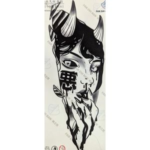 Semi-permanente tatoeage - Bijna original - Makkelijk in gebruik - Kool - Sexy - Waterbestendig - Mooie ontwerpen - Natuurlijk Veganistisch - Niet-toxisch – Duur tot 10 a 15 dagen - Door idereen te gebruiken.- 59