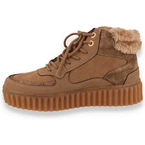 Dockers Dames Sneaker Hoog Taupe TAUPE 42