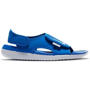 NIKE Sunray Adjust 5 V2 Slippers - Game Royal / Wolf Grey - Kinderen - EU 29.5