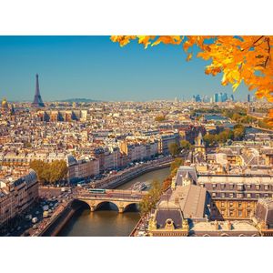 Castorland puzzel Paris aus der Vogelperspektive - 2000 stukjes.
