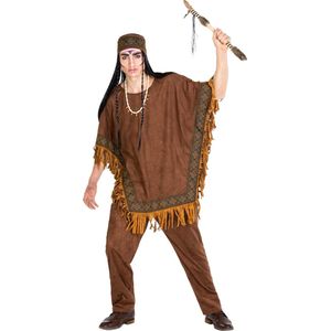 dressforfun - mannenkostuum indiaan wilde hengst S - verkleedkleding kostuum halloween verkleden feestkleding carnavalskleding carnaval feestkledij partykleding - 300676