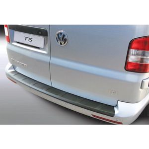 RGM ABS Achterbumper beschermlijst passend voor Volkswagen T5 Caravelle/Multivan 6/2012- 'Ribbed' (voor gespoten bumpers) Zwart