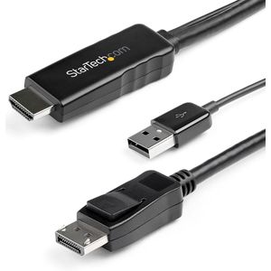 Display Port to HDMI/VGA Adapter Startech HD2DPMM2M (2 m) Black