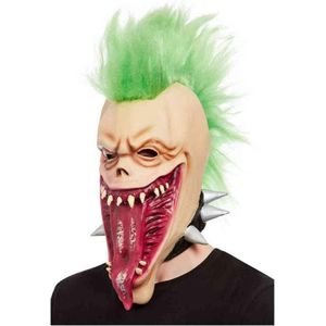 Smiffys - Punk Skull Overhead Masker - Multicolours