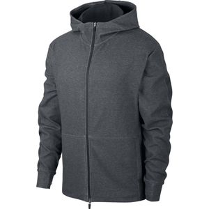 Nike Yoga Sweatshirt Met Volledige Rits Black / Htr / Black - L - Heren