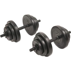 Oefening Halter Set 18 KG - Verstelbare Gewichten voor Krachttraining en Thuis Gym