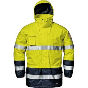 SIR SAFETY SPLIT JACKET Werkjas Heren, Hi-Vis Geel/Blauw - Vlamvertragend - Antistatisch - Waterdicht