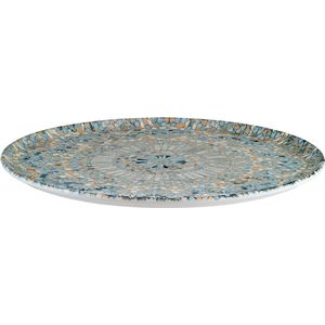 Bonna Pizzabord - Luca Mosaic - Porselein - 32 cm - set van 2