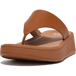 FitFlop F-Mode Leather Flatform Toe-Post Sandals BRUIN - Maat 41