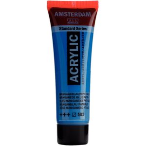Acrylverf - 582 Mangaanblauw Phtalo - Amsterdam - 20 ml