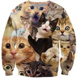 Ultieme Kattentrui - Maat XL - Festival Trui - Superfout - Foute Trui - Feestkleding - Festival outfit - Foute kleding - Foute party kleding -