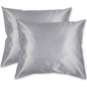 Beauty Pillow Silver - set van 2 kussenslopen