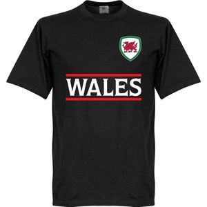 Wales Team T-Shirt - Zwart - 5XL