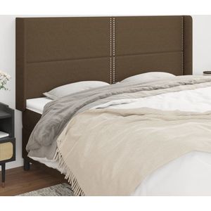 The Living Store Hoofdbord - Bedaccessoires - 183 x 16 cm - Donkerbruin