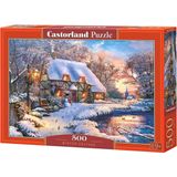 Castorland Winter Cottage 500 stukjes