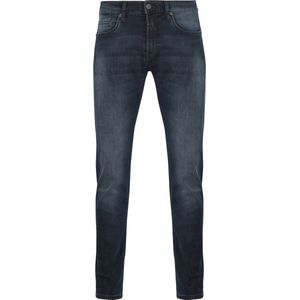 MAC - Jeans Greg Donkerblauw - Heren - Maat W 36 - L 34 - Slim-fit