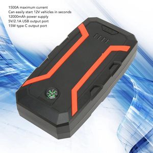 Equivera Jumpstarter voor Auto - Accu Booster - Acculader voor Auto - Starthulp voor Auto - Acculader - Auto Acculader - Accu Booster voor Auto - Nooit meer zonder lege accu!