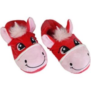 Unicorn Pantoffels - Rood - Maat 34/35