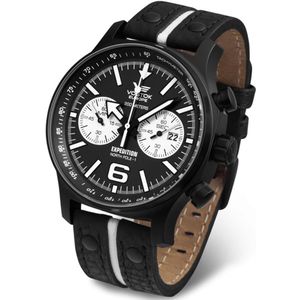 Vostok Europe 6S21-5955199 horloge heren - zwart - edelstaal