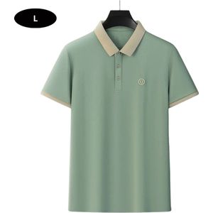 Nivard Golf Shirt Heren - T-shirt - Golfkleding - Golfen - Golf Accessoires - Polo Shirt - Lichtgroen - Maat L