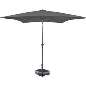 Kopu® Altea Parasol Vierkant 230x230 cm met Windvanger - Grijs