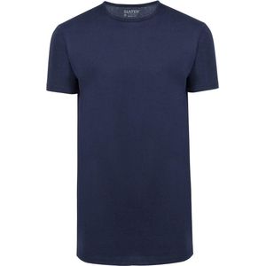 Slater - 2-pack T-shirt Basic Extra Lang O-neck Navy - Heren - Maat XXL - Regular-fit