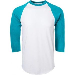 Soffe - Honkbal - MLB - Baseball Shirt - Heren - ¾ mouw - Teal - Small