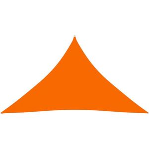 vidaXL - Zonnescherm - driehoekig - 3,5x3,5x4,9 - m - oxford - stof - oranje