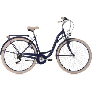 Ks Cycling Fiets Damesfiets Stadsfiets 6-versnellingen Balloon 28 inch blauw - 48 cm