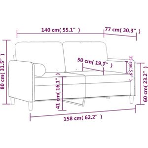 VidaXL-Tweezitsbank-met-sierkussens-140-cm-fluweel-donkergroen