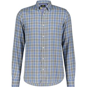 New Zealand Auckland - Overhemd Waitati Blauw - Heren - Maat XL - Regular-fit
