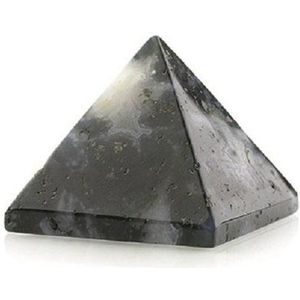 Ruben Robijn Agaat mos edelsteen piramide 25 mm