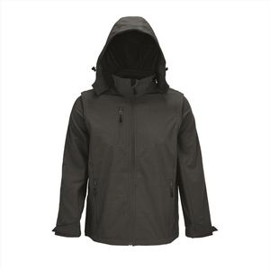 SOL'S Softshell Jacket 3in1 Falcon L03995 - Charcoal Grey (Solid) - L
