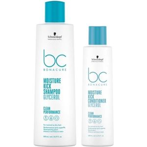 Schwarzkopf BC Moisture Kick Shampoo & Conditioner - 500ml+200ml