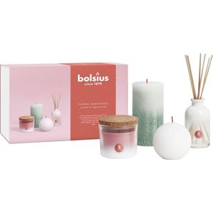 Bolsius - Kaarsen en Geur set - Giftset - Floral Blessings