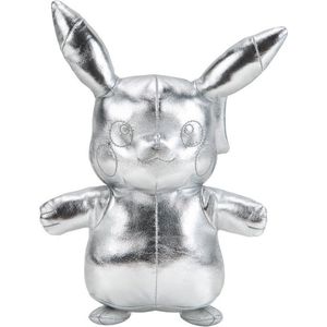 Pokemon: 25th Anniversary - Silver Pokemon 20 cm Plush Silver Pikachu