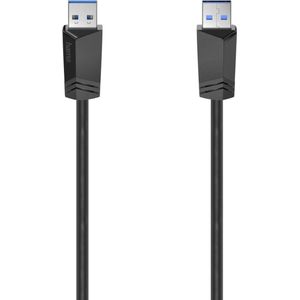 Hama USB-kabel USB 3.2 Gen1 (USB 3.0 / USB 3.1 Gen1) USB-A stekker 1.50 m Zwart 00200624