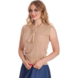 Banned - Anchor Ahoy ! Top - S - Beige