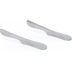 Bosign - Set met 2x Botermes - Smeermes met Zwevend Mesblad – RVS