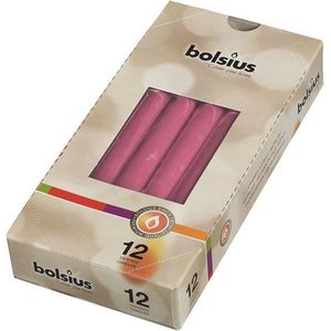 Bolsius Gotische kaars 245/24 doos a 12 stuks fuchsia