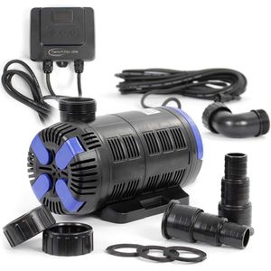 energiezuinige vijverpomp 15000l/h met doorstroomcontrole
