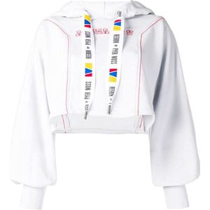 Reebok Rcxpm Crop Hoodie Sweats Vrouw Witte Xs