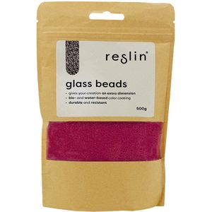 Reslin glass beads zakje 500g - Heather violet