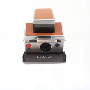 Refurbished Polaroid SX-70 land camera chrome