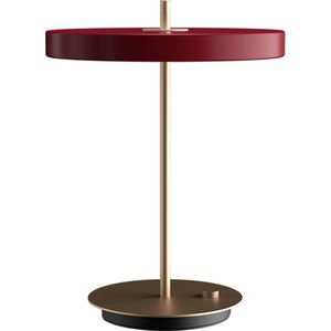Umage Asteria Table Tafellamp Ruby Red - Draadloos & Oplaadbaar - Dimbaar - LED lamp - Bureaulamp - Rood