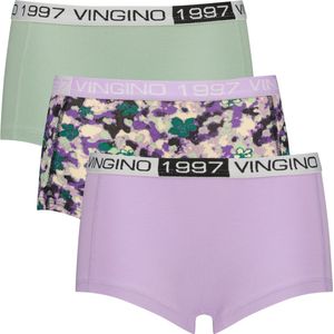 Vingino G-WO24-1 Fancy flower 3 pack Meisjes Onderbroek - Maat L - Fresh lilac