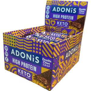 Adonis | High Protein Bar | Double Choc Crisp | 16 Stuks | 16 x 45g